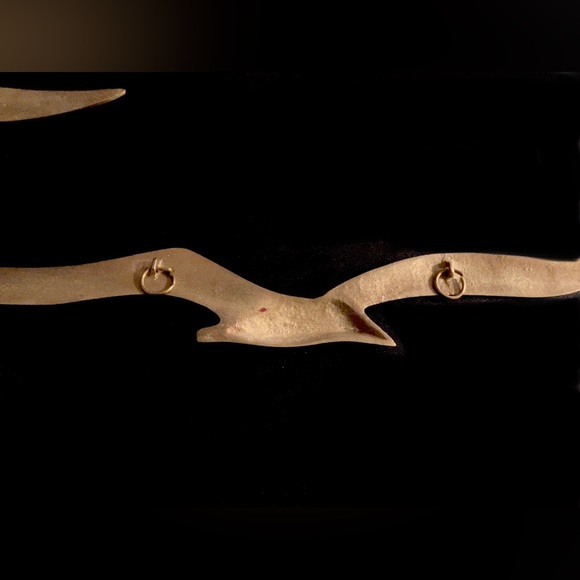 Vintage Mid Century Brass Birds Trio Wall Mount Sculpture - 1970’s Vibes - Picture 7 of 9